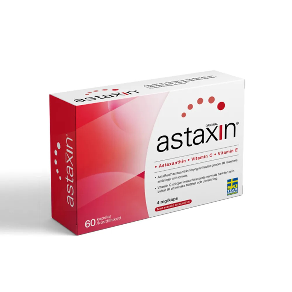 【AstaReal 愛施達力】阿斯達信astaxin蝦紅素 60粒/盒(瑞典人氣商品)