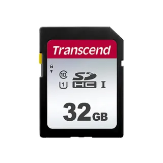 【Transcend 創見】32GB 300S SDHC UHS-I U1 記憶卡