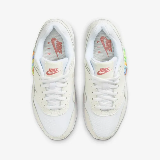 【NIKE 耐吉】慢跑鞋 女鞋 大童 運動鞋 氣墊 緩震 AIR MAX 1 SE GS 米白 FN4782-100