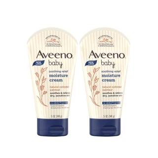 【Aveeno 艾惟諾】嬰兒舒緩滋養霜140g 2入組