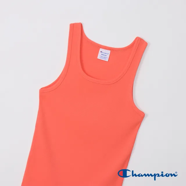 【Champion】官方直營-羅紋坦克背心-女(淺粉紅色)
