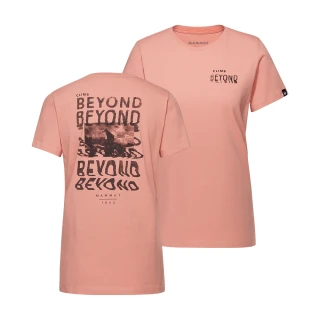 【Mammut 長毛象官方直營】Massone T-Shirt Women Dreaming 有機棉短袖T恤 石英粉 女款 #1017-05242
