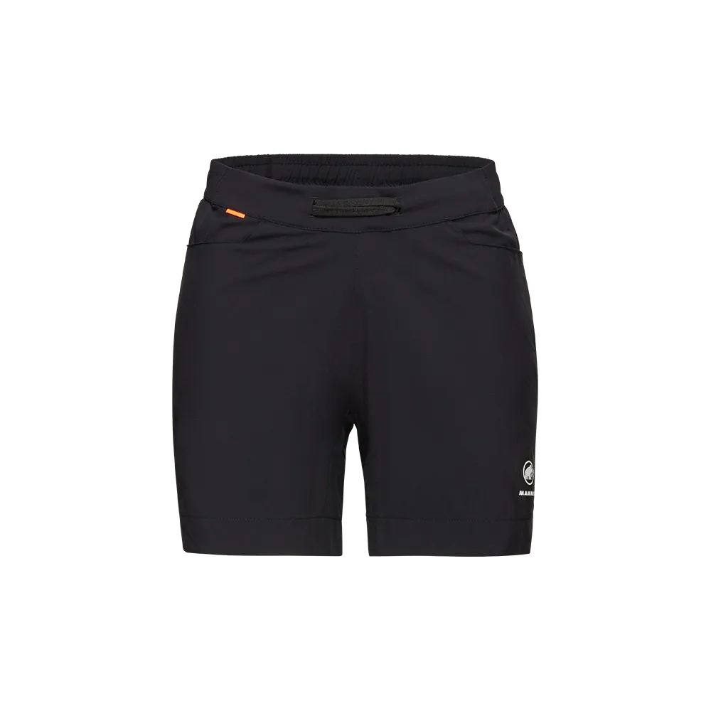 【Mammut 長毛象】Massone Sport Shorts Women 輕量運動短褲 黑色 女款 #1023-01000