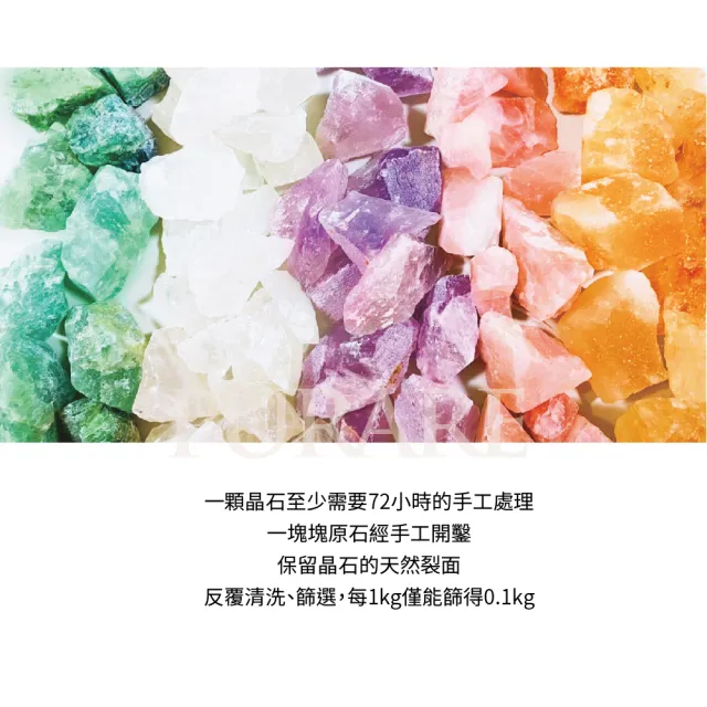 【PURARE】發光水晶擴香杯 能量水晶燈 天然擴香石 晶石(能量水晶500g+插電款有線底座燈 簡易包裝)