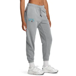 【UNDER ARMOUR】UA 女 HWT Terry Jogger Rose長褲_1379831-011(灰色)