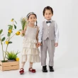 【OB 嚴選】帥氣紳士男花童婚禮正式西裝套裝三件組童裝 《QA1709》