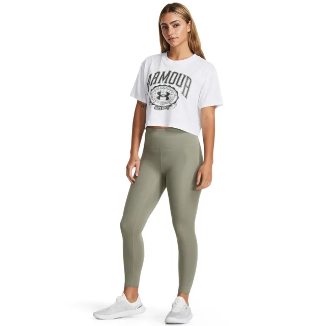 【UNDER ARMOUR】UA 女 Motion 緊身九分褲_1369488-504(綠色)