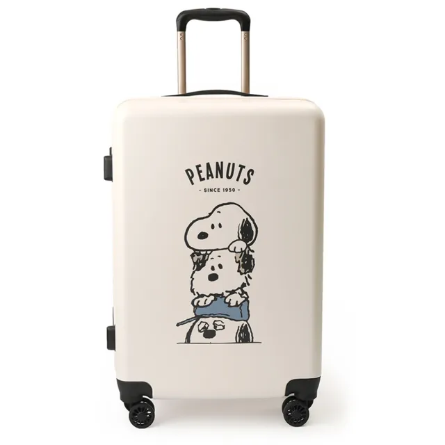 【Norns】Peanuts史努比行李箱 24吋(Snoopy正版授權 旅行箱 行李箱)