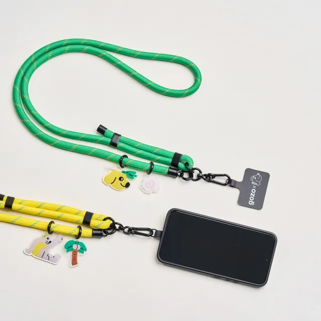 【gozo】gozoX小高潮 宜蘭水嫩蔥吊飾手機掛繩(綠色)