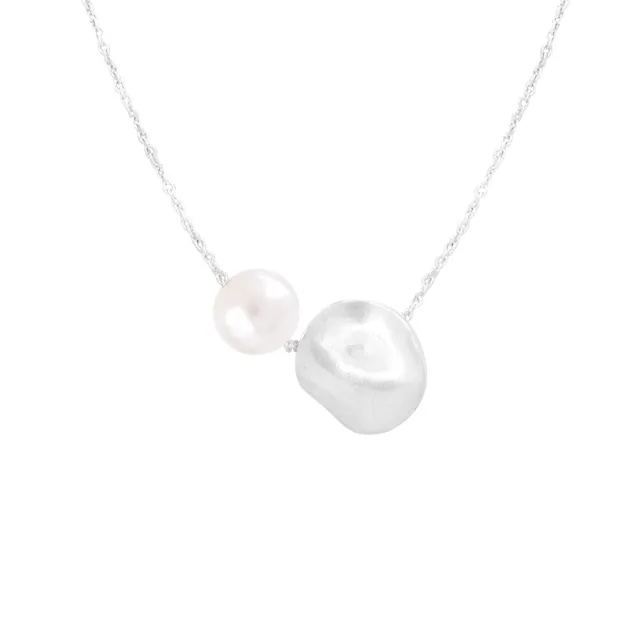 【Olivia Yao Jewellery】純銀天然珍珠 迷你雲朵項鍊(CLOUD Collection)