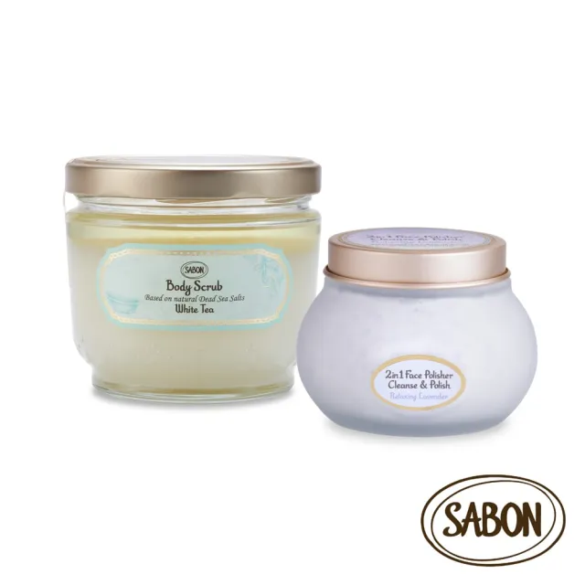 【SABON】官方直營 磨砂膏專家推薦組(新升級身體磨砂膏600g+二合一臉部純淨磨砂膏200ml)