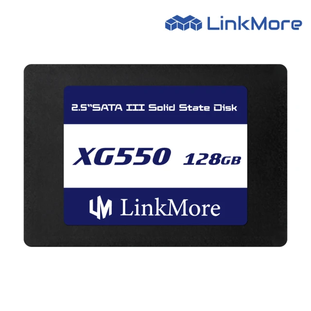 LinkMore XG550 128GB(2.5吋 SATAIII SSD 固態硬碟 TLC XG550-128GB 讀550M)