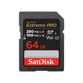【SanDisk】Extreme PRO SDXC UHS-II記憶卡64GB(公司貨)
