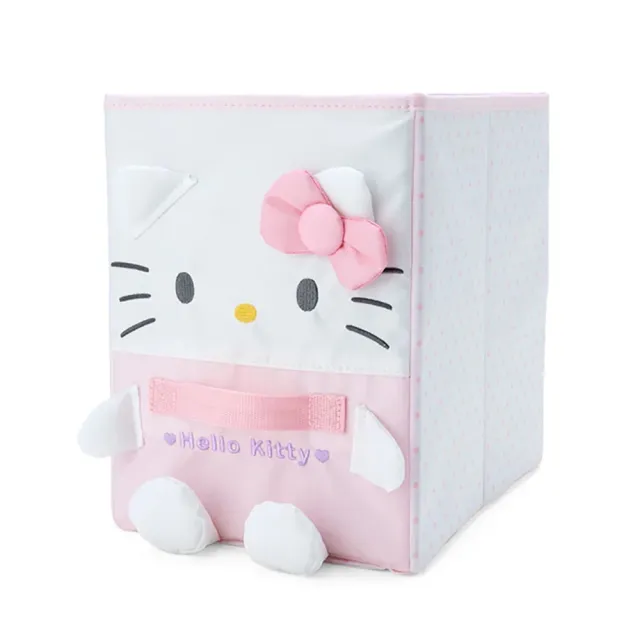 【SANRIO 三麗鷗】角色造型可折疊收納箱 S Hello Kitty 凱蒂貓