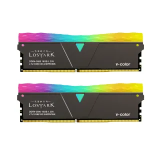 【v-color】Prism Pro RGB DDR4 3600 32GB kit 16GBx2(LOSTARK:失落的方舟 聯名桌上型超頻記憶體)