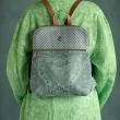 【PIP STUDIO】買一送一★Kyoto Festival 女後背包-綠(包袋+質感化妝收納包)