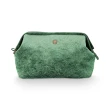【PIP STUDIO】買一送一★綠色絲絨夾層化妝包/收納包(大/包袋+質感化妝收納包)