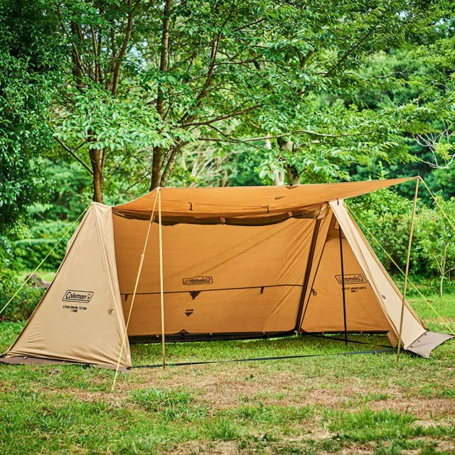 【Coleman】雙峰遮陽帳TX DUO / CM-91010(露營帳篷 基地帳 客廳帳 遮陽帳)