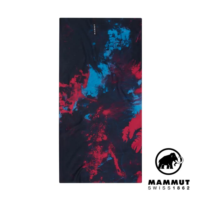 【Mammut 長毛象】Mammut Neck Gaiter Sender 防曬快乾頭巾 夜藍/杜鵑紅 #1191-01382