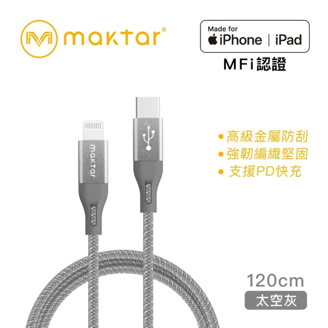 【Maktar】QubiiDuo USB-C備份豆腐＋CL傳輸充電線(玫瑰金)