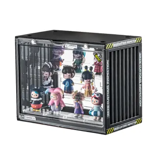 【居家擺飾】簡約個性壓克力公仔透明展示盒(磁吸 收納盒 模型 玩具 陳列架 防塵盒 置物架 收藏盒 扭蛋)