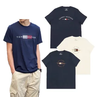 【Tommy Hilfiger】簡約休閒時尚 印刷logo 輕薄款 短袖T恤(美版版型 尺寸偏大)