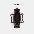 【COACH蔻馳官方直營】SPRINT經典Logo托特手袋-SV/橡木色/楓棕色(CR325)