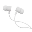 【HTC 宏達電】MAX300 原廠 立體聲 扁線入耳式耳機 白色(密封袋裝)