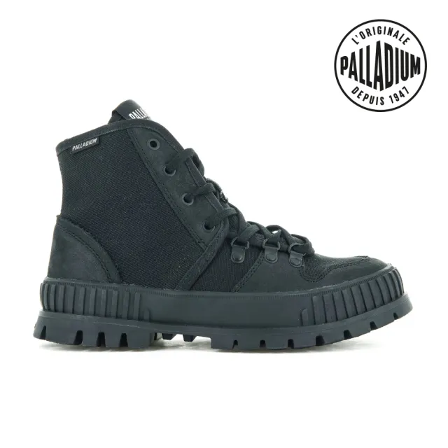 【Palladium】PALLASHOCK HIKER厚底巧克力鞋-中性-黑(77968-008)