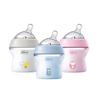 【Chicco 官方直營】天然母感2倍防脹PP奶瓶-150ml-小單孔(一般流量)