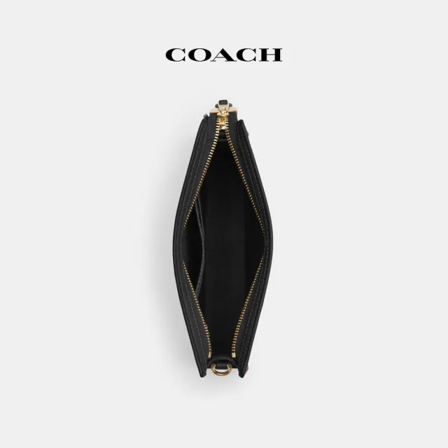 【COACH蔻馳官方直營】經典Logo纖巧型斜背手袋-IM/棕色/黑色(CR239)