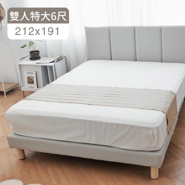 NEX 床底/床架 單人3尺*6.2尺 純白色六分木心板(床