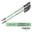 【FIZAN】超輕三節式健行登山杖2入特惠組(健行仗/登山/徒步/高強度鋁合金/健行/旅行)