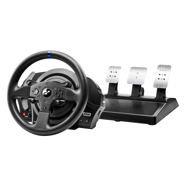 【THRUSTMASTER 圖馬斯特】T300RS方向盤 + NEXT LEVEL WHEEL STAND 2.0賽車架(方向盤+賽車架 超值組合)