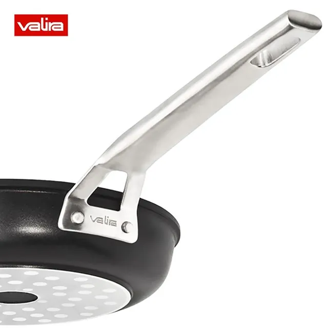 【西班牙valira薇拉】頂級系列不鏽鋼單柄平底鍋24cm(IH爐/電磁爐適用/西廚專業鍋)