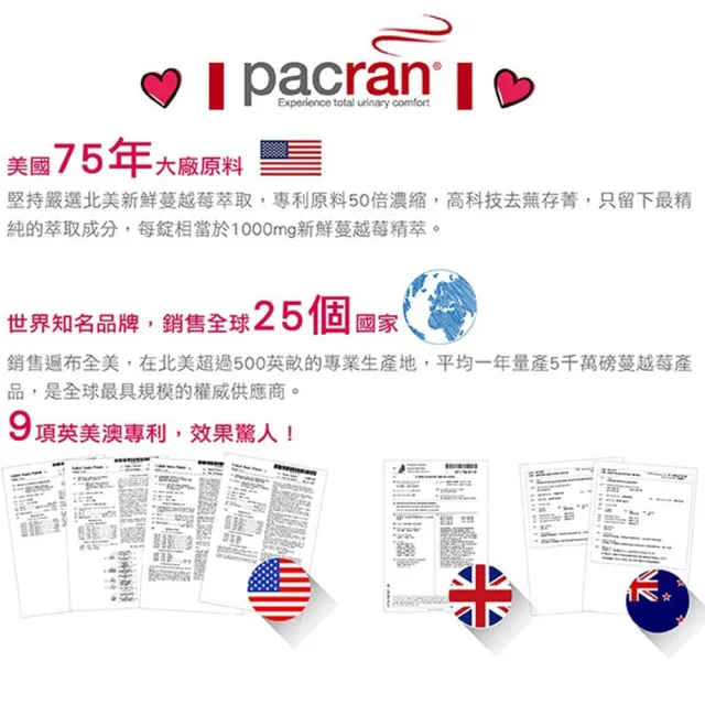 【家倍健】蔓越莓精粹濃縮膠囊x4盒(30粒/盒)
