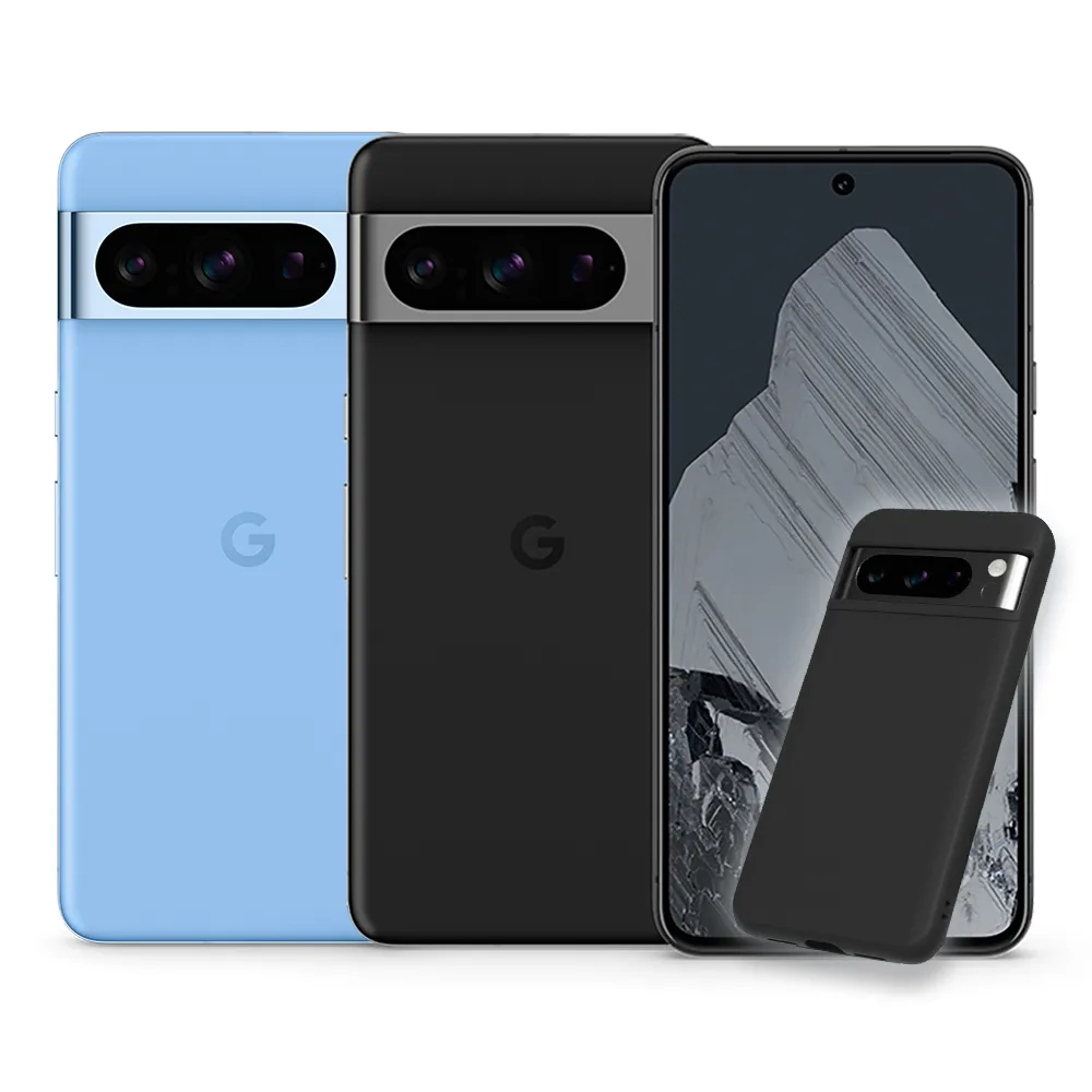 【Google】Pixel 8 Pro 5G 6.7吋(12G/256G/Tensor G3/5000萬鏡頭畫素/AI手機)(犀牛盾防摔殼組)