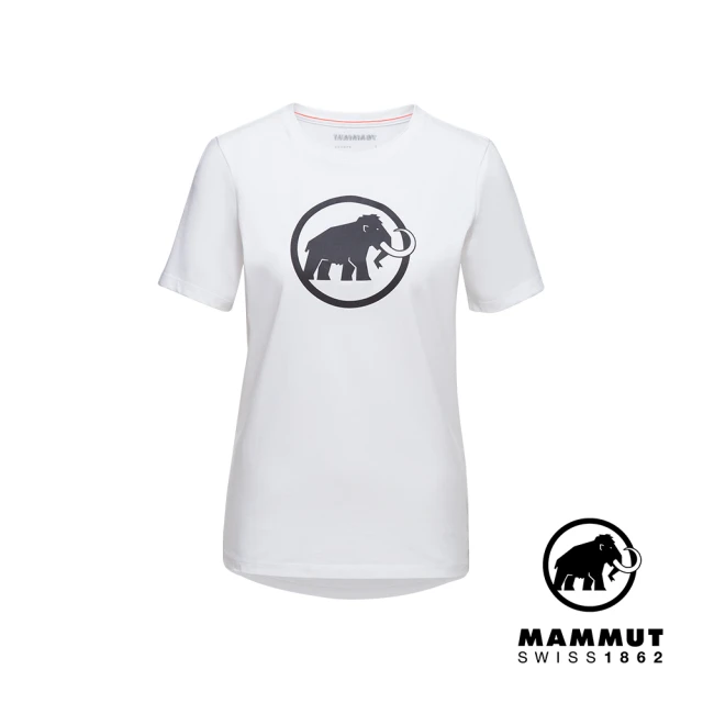 Mammut 長毛象Mammut 長毛象 Mammut Core T-Shirt Women Classic 機能短袖T恤 女款 白色 #1017-04071