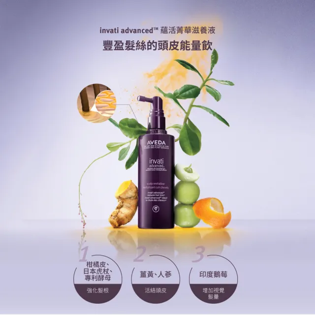 【AVEDA】蘊活菁華滋養液五件組(頭皮精華 頭皮保養首選)