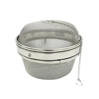 【生活King】不鏽鋼濾茶/燉藥兩用球(13cm)