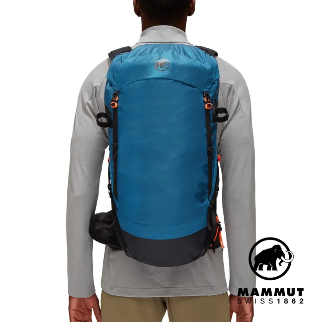 【Mammut 長毛象】Ducan 24L 輕量健行後背包 藍寶石 #2530-00350