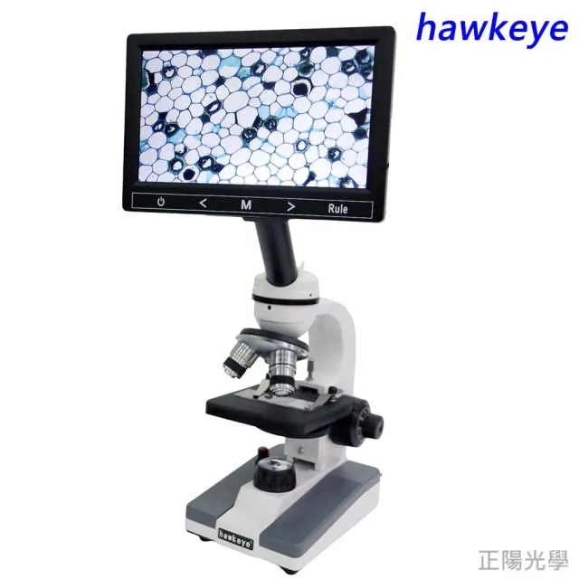 【hawkeye】MB102A-M  單眼40至1500倍生物顯微鏡 含7吋IPS液晶螢幕(中小學生專用  科展專用)