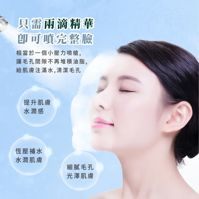 【美容專家】長槍型奈米補水注氧儀(補水儀 加濕器  美容儀 高壓注氧 奈米噴霧 居家 水氧儀 精華儀)