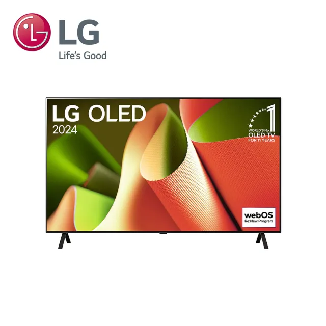 【LG 樂金】55型OLED B4 經典系列 4K AI 語音物聯網電視(OLED55B4PTA)