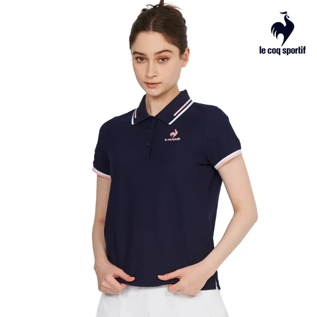 【LE COQ SPORTIF 公雞】休閒潮流短袖POLO衫 男女款-4色-LWT21942_LWT22942