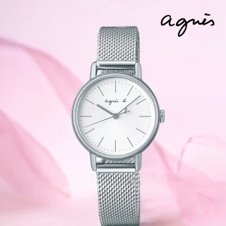 【agnes b.】MINIMAL STYLE 簡約手錶 女錶 指針錶(VJ21-KXP0S/BH8069X1)