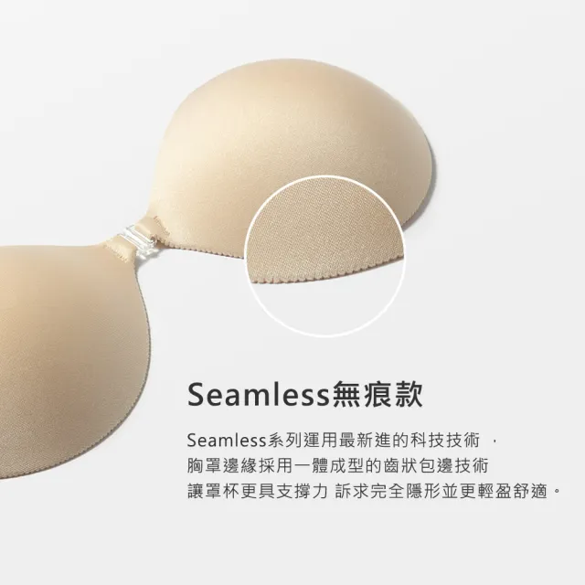 【NuBra 絕世好波】Seamless無痕黑輕便組