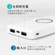 【KINYO】福利品KPB-1800 15000mAh 5W 雙孔輸出 無線充電行動電源(無線)