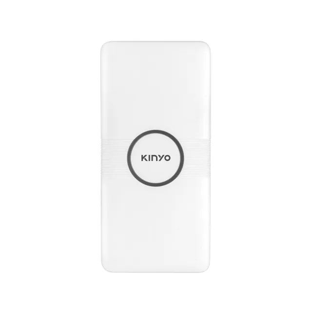 【KINYO】福利品KPB-1800 15000mAh 5W 雙孔輸出 無線充電行動電源(無線)