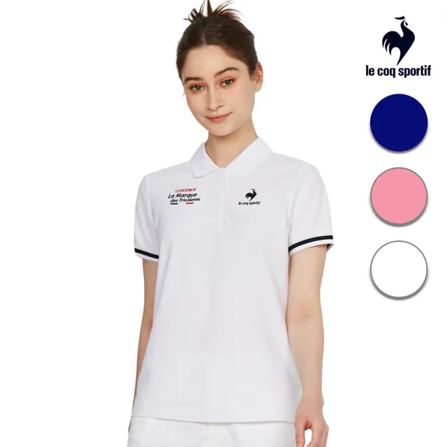 【LE COQ SPORTIF 公雞】休閒經典短袖POLO衫 男女款-4色-LWT21941_LWT22941